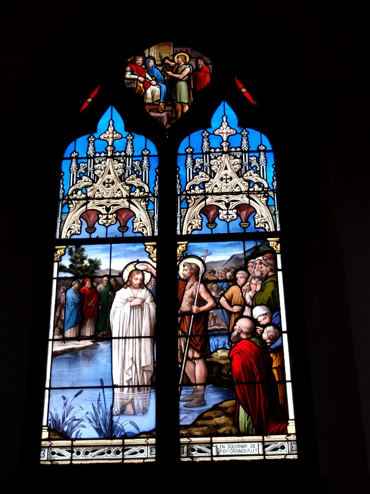Résigny (Aisne) église, vitrail 02