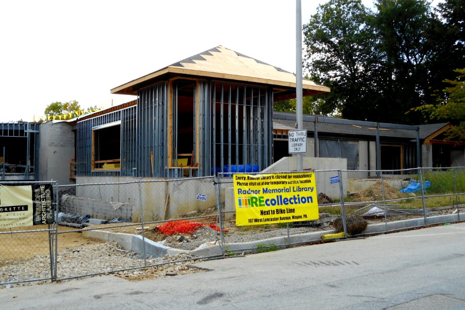 Radnor Public Library construction DelCo PA