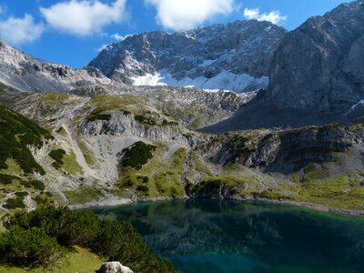 Austria tyrolean alps hiking photo