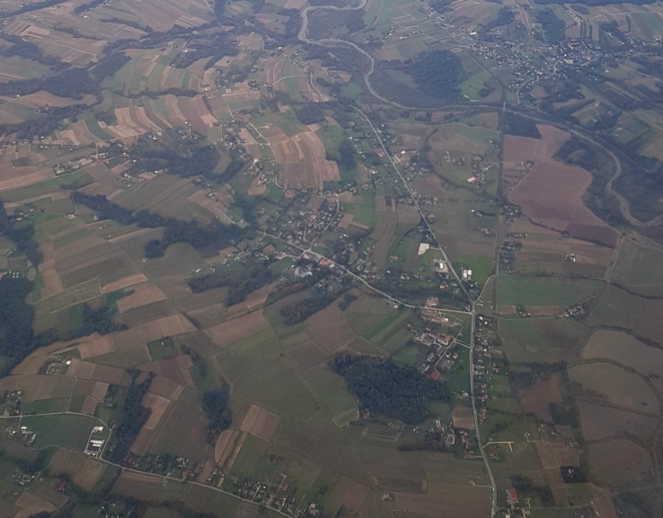 Radocza z lotu ptaka