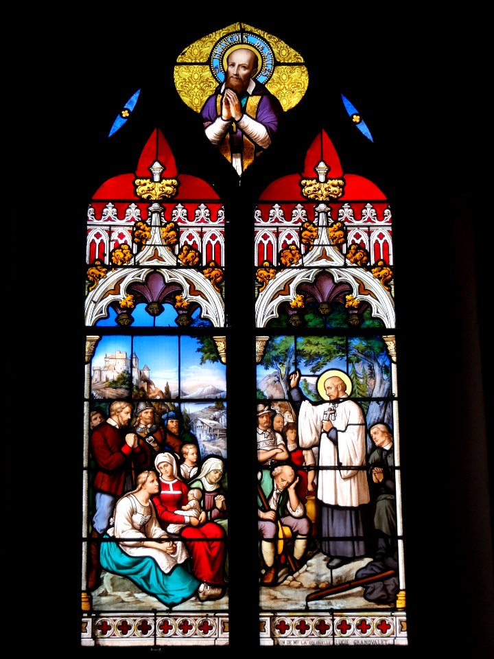 Résigny (Aisne) église, vitrail 11