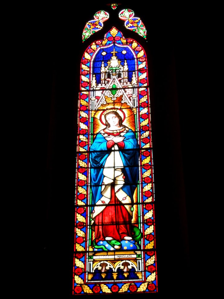 Résigny (Aisne) église, vitrail 08