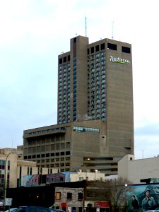 Radisson hotel in downtown Winnipeg, Manitoba