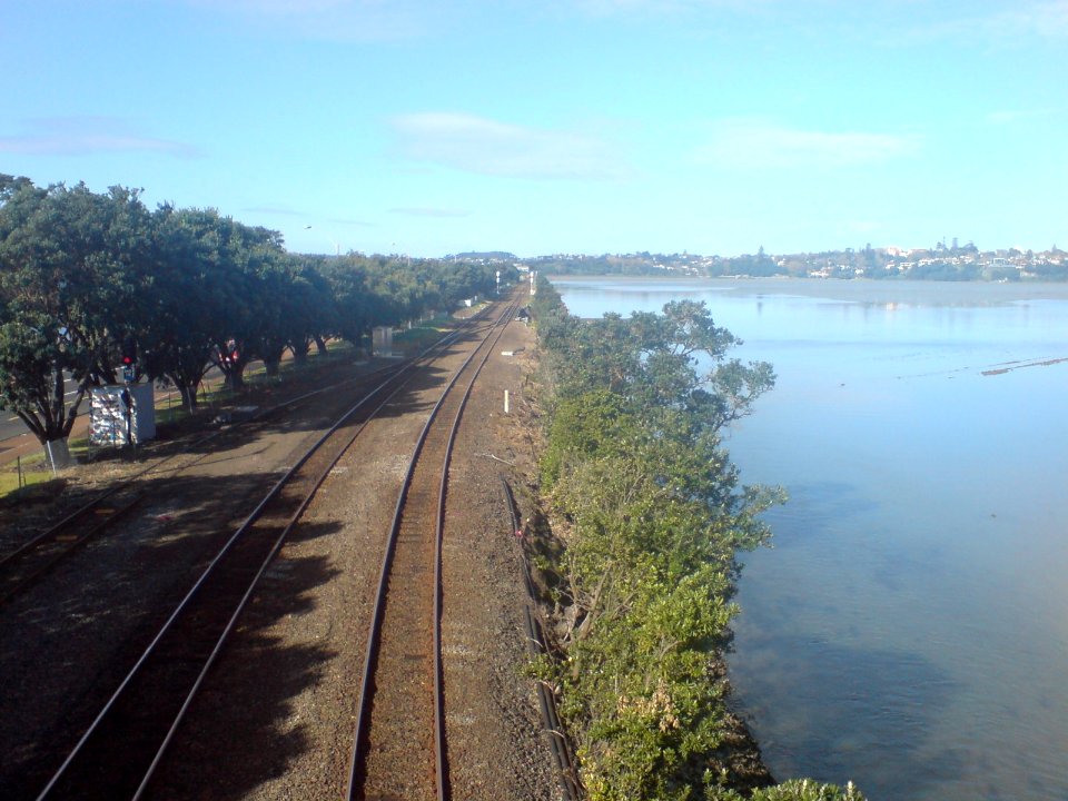Rail Line Looking East From Parnell Bridge