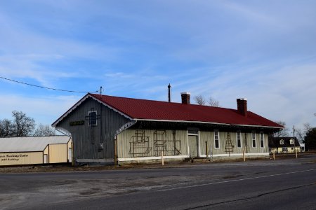 Railroad depot, Dahlgren, IL