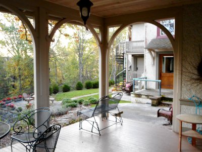 Ragged Edge FrankCo PA porch and garden