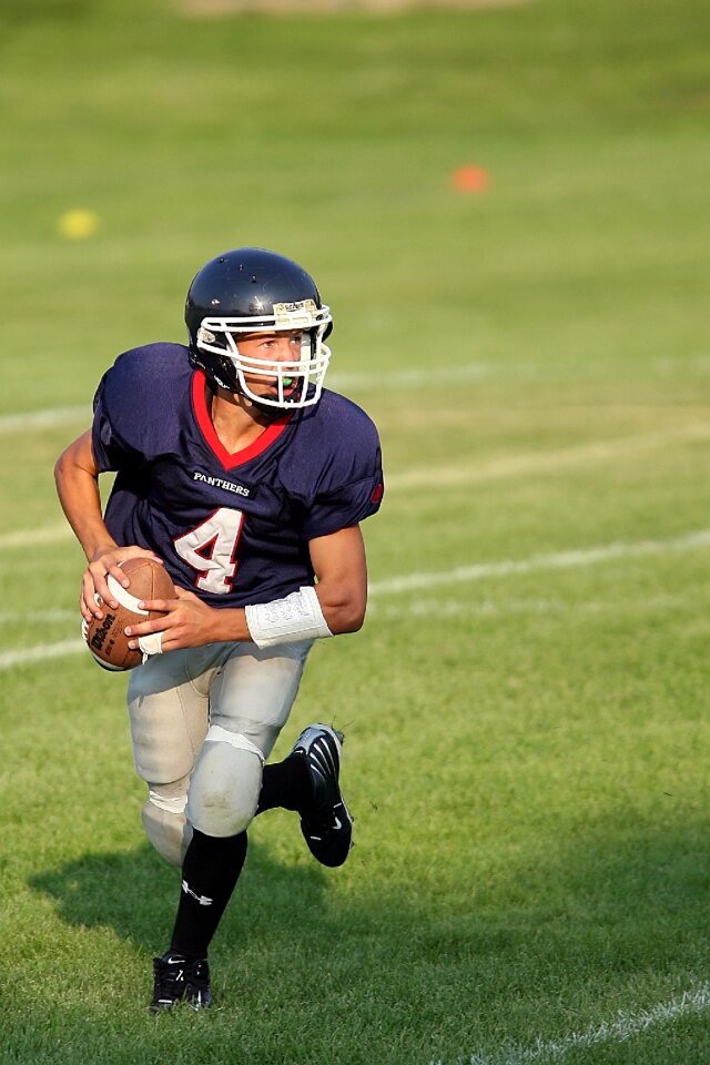 Running back running concentration