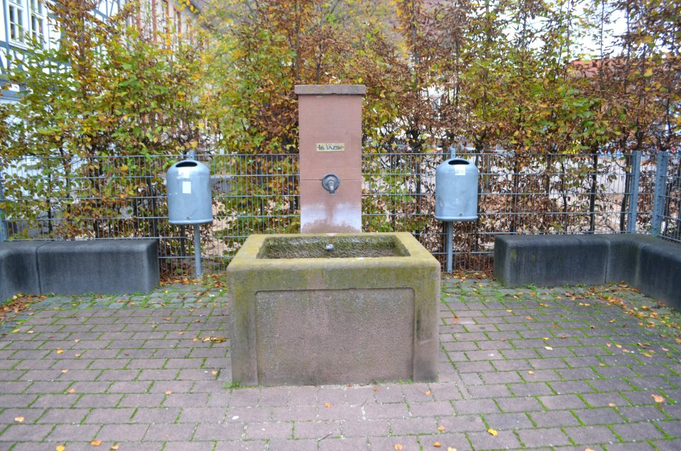 Rückingen, Brunnen, Schlösschen
