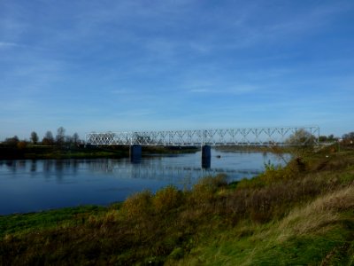 Railway bridge in Daugavpils photo