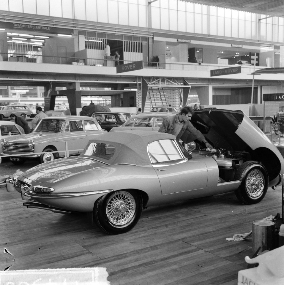 RAI autotentoonstelling, Jaguar E-type, Bestanddeelnr 917-4380