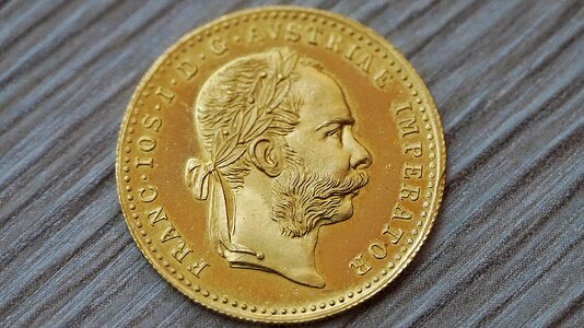 Gold coin gold golddukat