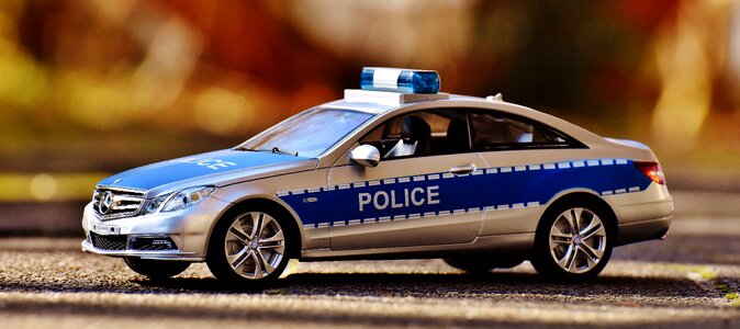 Police car patrol car vehicle