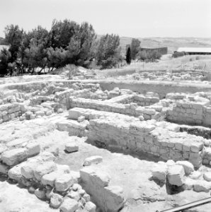 Ramat Rachel Archeologische resten van bouwwerken, Bestanddeelnr 255-3851