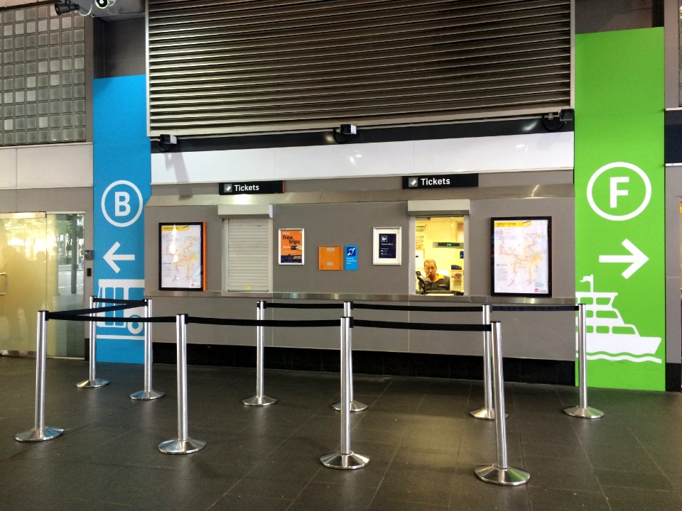 Railway Ticket Office at Circular Quay