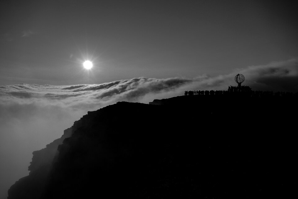 North cape sun northern europe