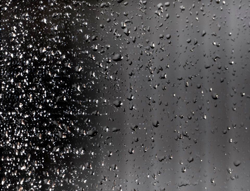 Raindrops on a window in Brastad 3