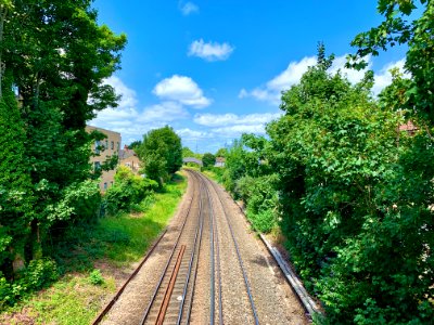 Railway tracks from Colliers Wood High Street (Bridge SMSI 4) photo