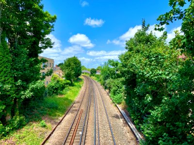 Railway tracks from Colliers Wood High Street (Bridge SMSI 4)