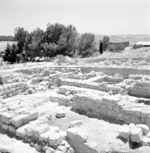 Ramat Rachel Archeologische resten van bouwwerken, Bestanddeelnr 255-3852