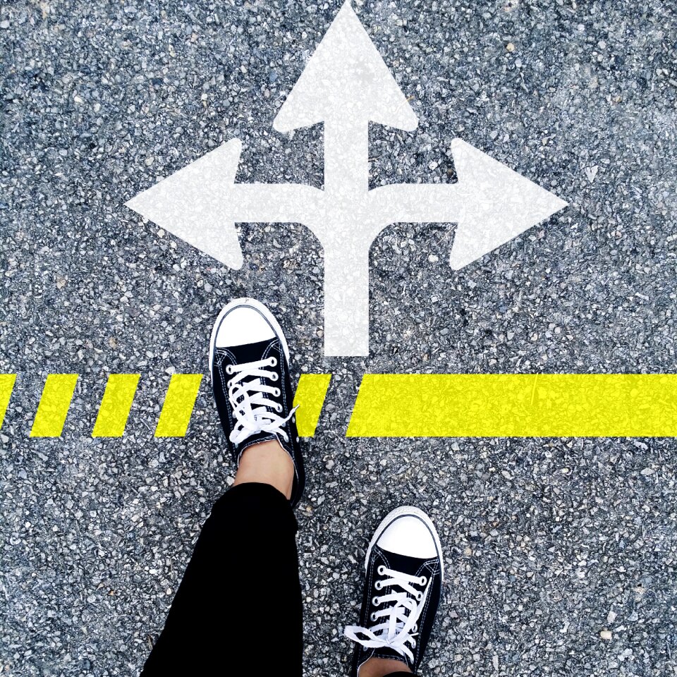 Choose the right direction career direction direction