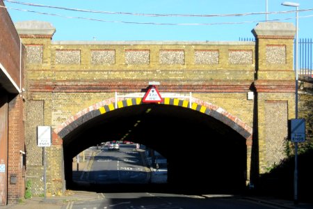 Railway Bridge at Fonthill Road, Hove (November 2015)