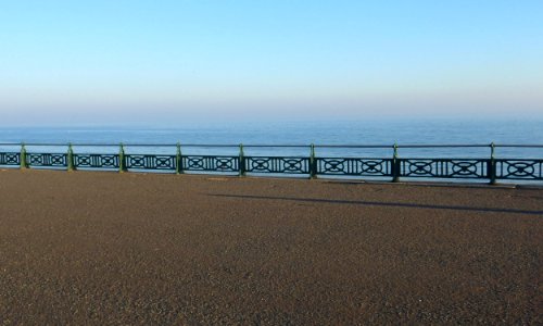 Railings at King's Esplanade, Hove (September 2013)