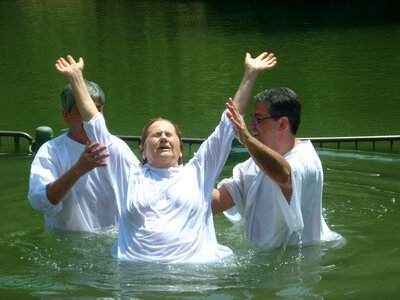 Yardenit israel baptizing photo