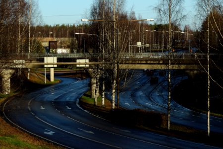 Railway Bridge over Tulliväylä Oulu 20151101
