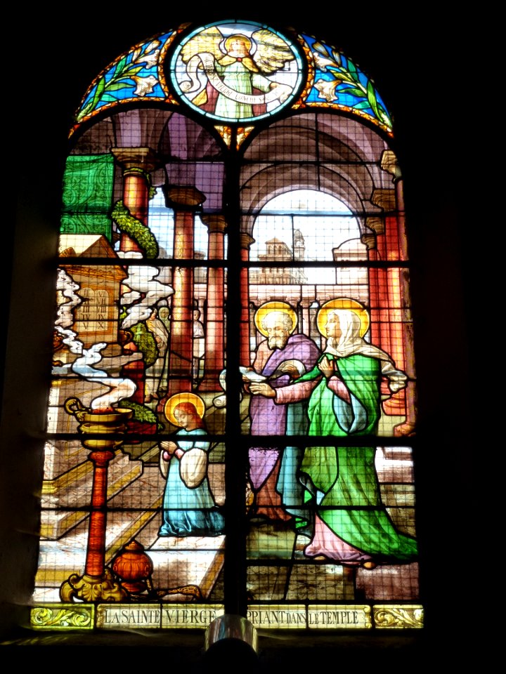 Raismes (Nord, Fr) Église Saint-Nicolas, vitrail 10