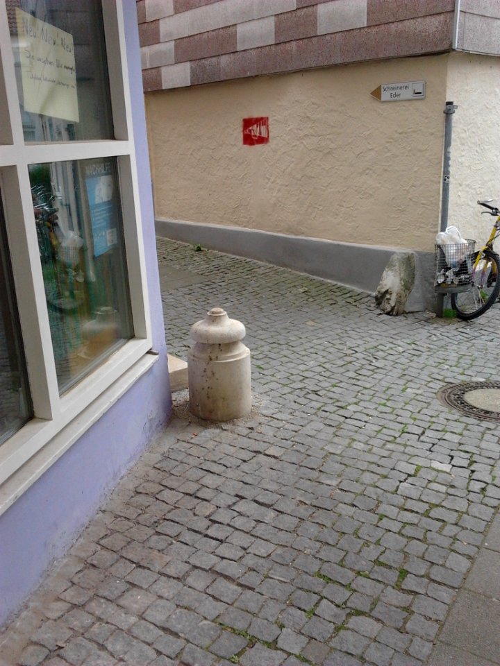 Radabweiser Eichstätt Widmanngasse 8–Winkelwirtsgasse (1)