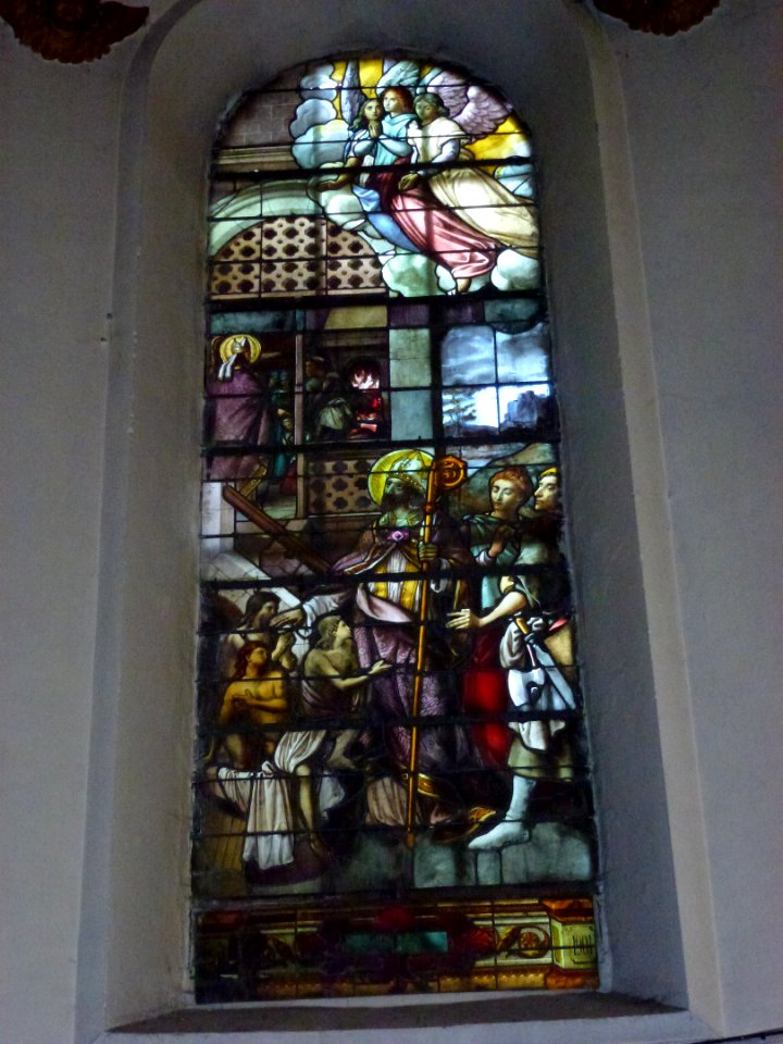 Raismes (Nord, Fr) Église Saint-Nicolas, vitrail 05
