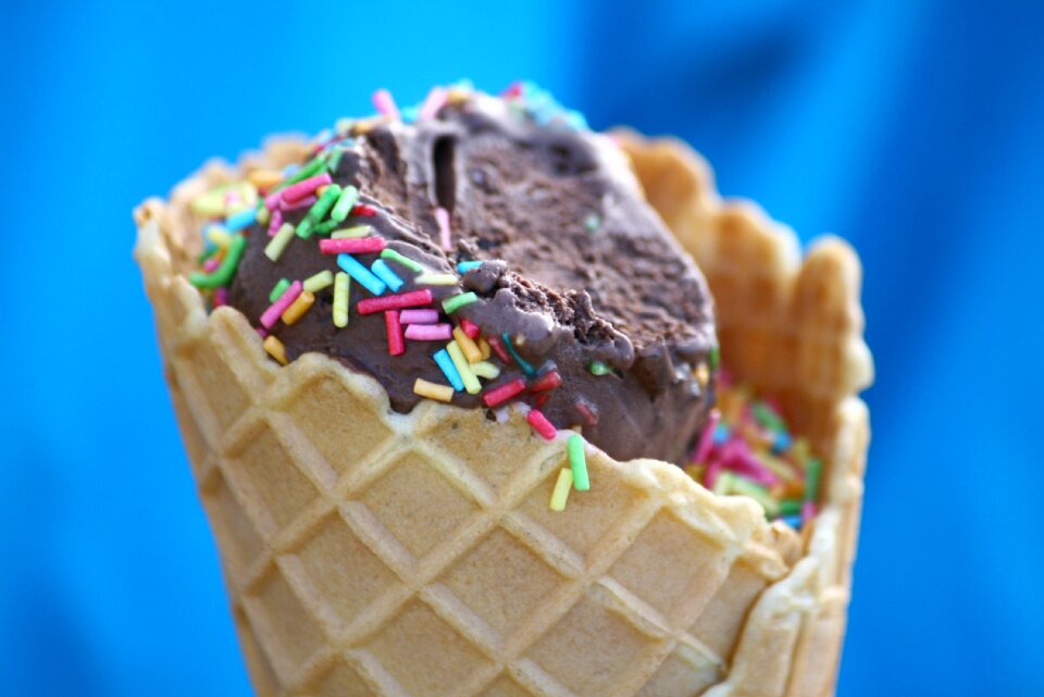 Summer chocolate ice ice