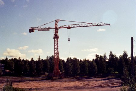 Rajaville crane in Alppila, Oulu 2008 001