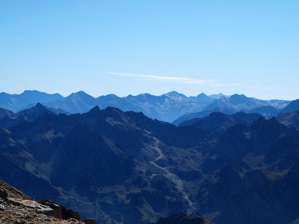 View panorama pyrénées