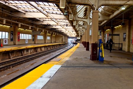 Rainy Day at Newark Penn Station