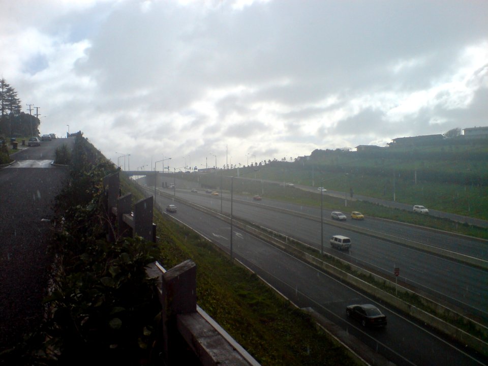 Rainclouds Over Ridiculously Steep Hendry Hill Cycleway