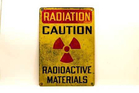 Radiation Caution Sign photo