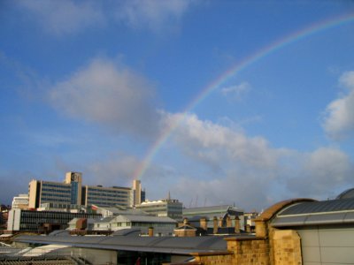 Rainbow over Sheffield photo