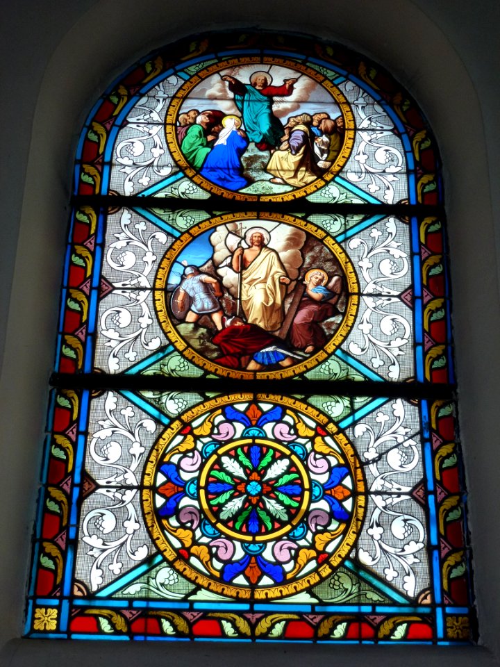 Raimbeaucourt (Nord, Fr) église, vitrail 10