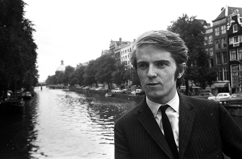 Radio Caroline in Amsterdam. De Ier Ronan O'Rahilly eigenaar van Caroline, Bestanddeelnr 920-6056