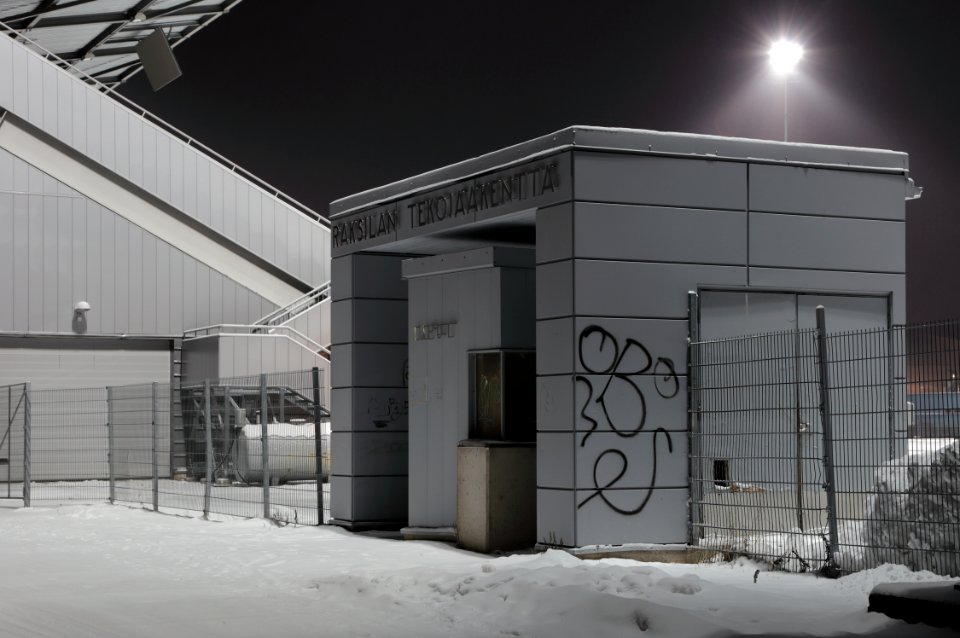 Raksila artificial ice rink Oulu 20160116
