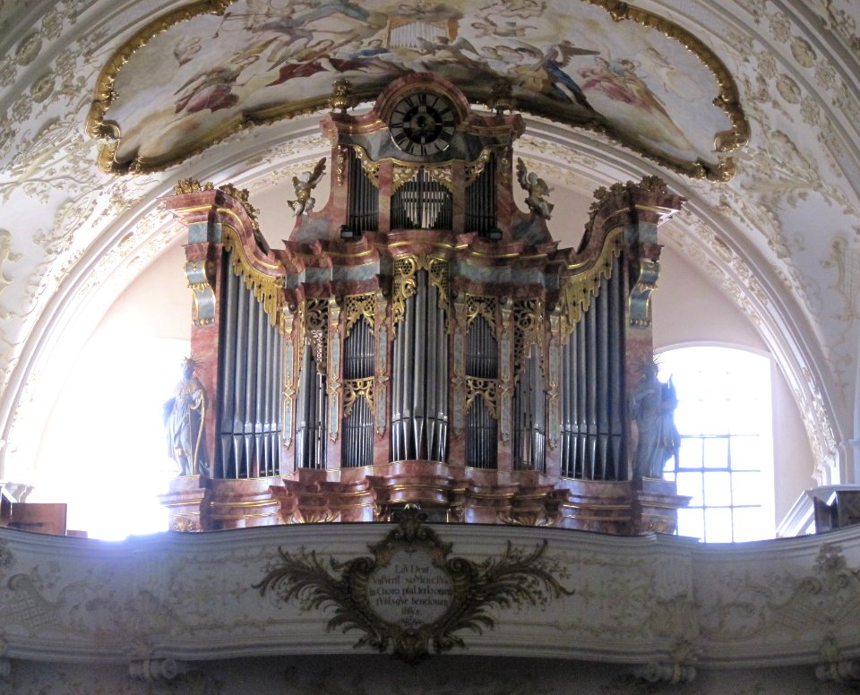 Raitenhaslach St Georg orgel