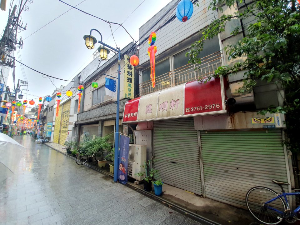 Rainy streetscapes around Tachiaigawa Station 10