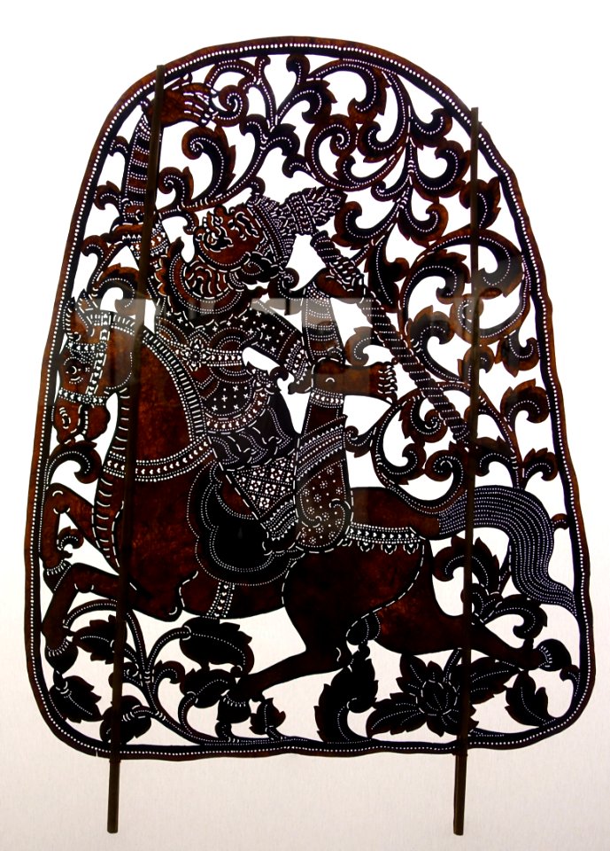 Raksasa setting off for battle, Nang Sbek, Cambodia - Museu do Oriente - Lisbon, Portugal - DSC06796