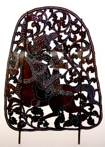 Raksasa setting off for battle, Nang Sbek, Cambodia - Museu do Oriente - Lisbon, Portugal - DSC06796