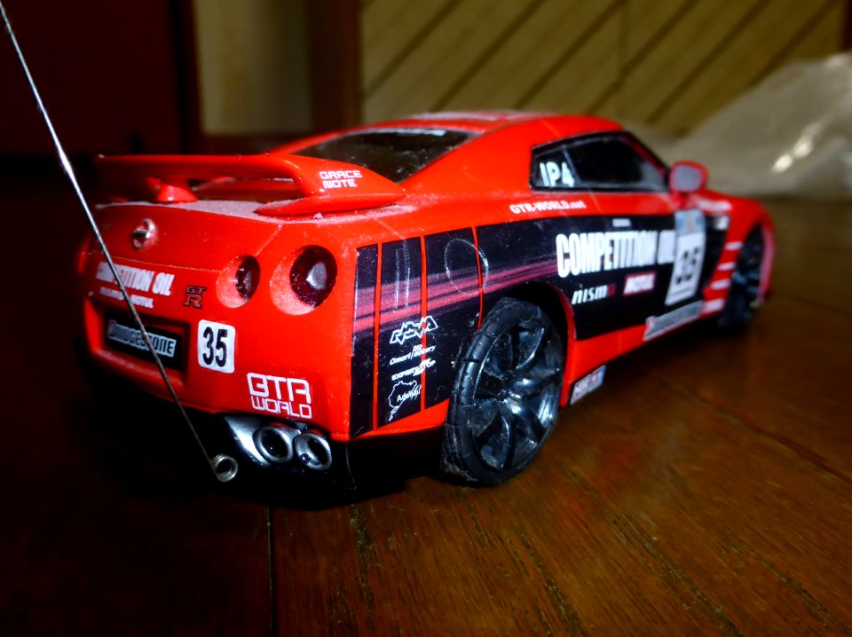 Radio controlled model car of MOTUL NISMO GT-R Ver.Tokachi 24h race (2)