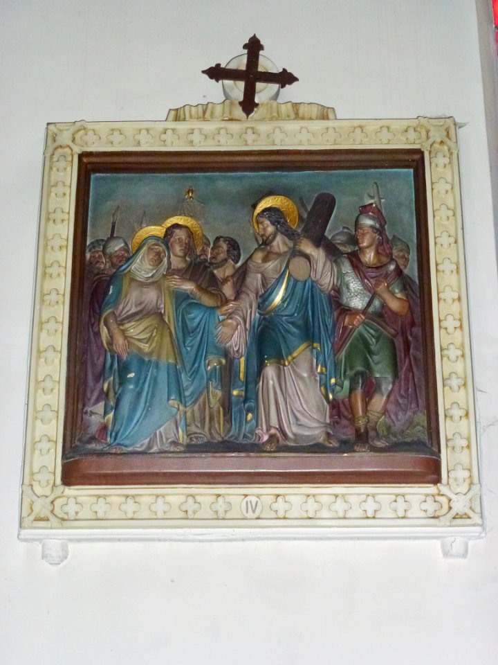 Raimbeaucourt (Nord, Fr) église, chemin de Croix, station 04