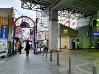 Rainy streetscapes around Tachiaigawa Station 8