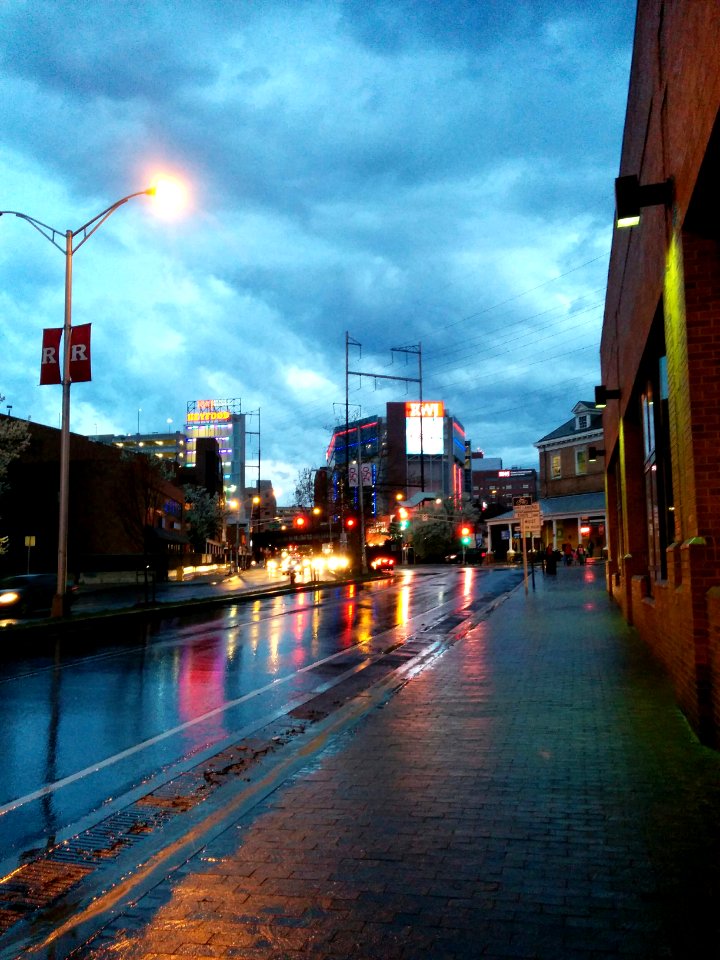 Rainy day in New Brunswick, NJ