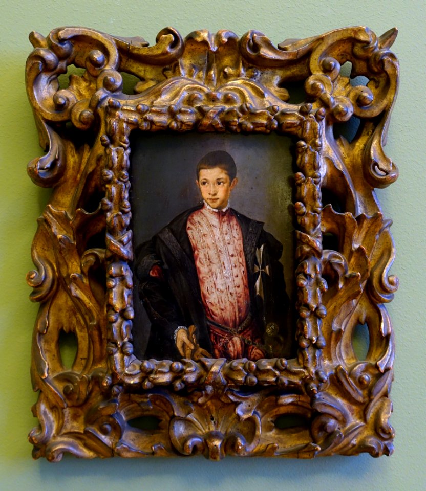 Rainuccio Farnese (1530-1565) at the Age of Twelve, after by a lifesize portrait by Titian, by Francesco de' Ross (Salviati) - Bode-Museum - DSC02552